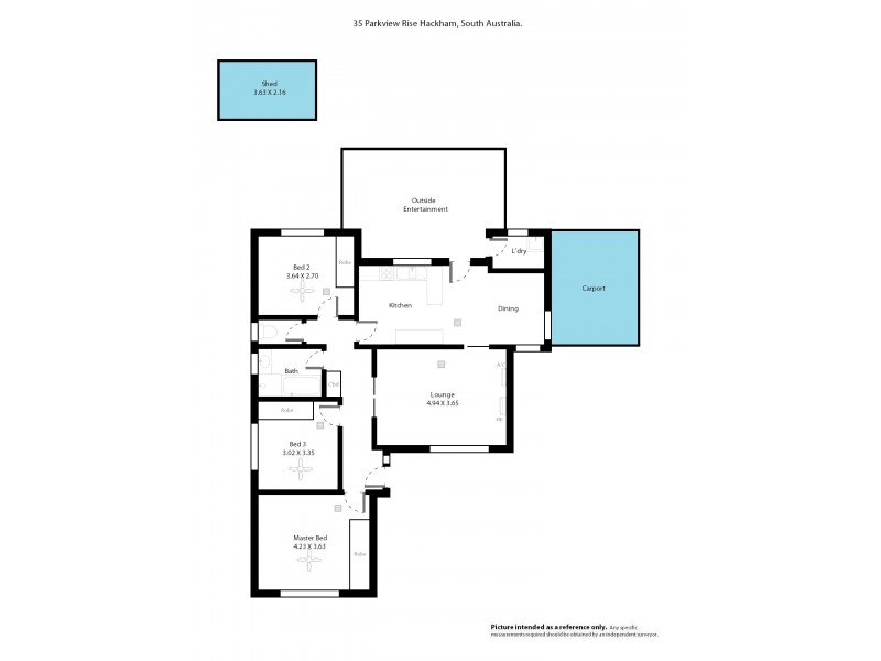 35 Parkview Rise, Hackham SA 5163 Floorplan