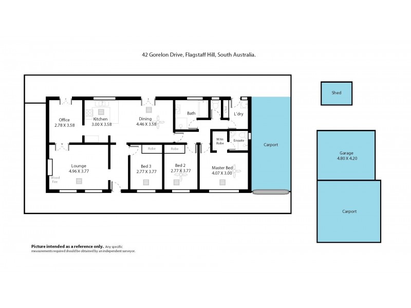 42 Gorelon Drive, Flagstaff Hill SA 5159 Floorplan