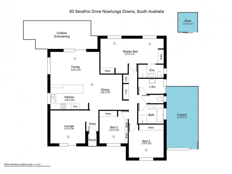 60 Serafino Drive, Noarlunga Downs SA 5168 Floorplan