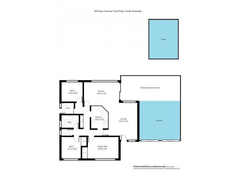 18 Fisher Street, Trott Park SA 5158 Floorplan