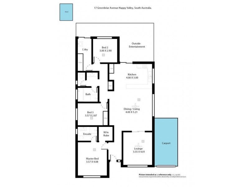 17 Greenbriar Ave, Happy Valley SA 5159 Floorplan