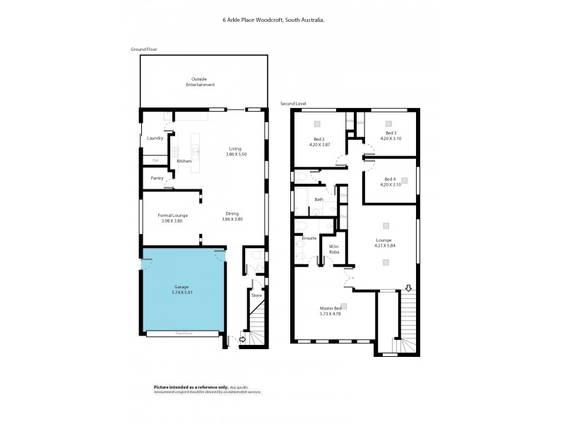6 Arkle Place, Woodcroft SA 5162 Floorplan