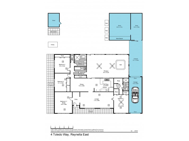 4 Toledo Way, Reynella East SA 5161 Floorplan