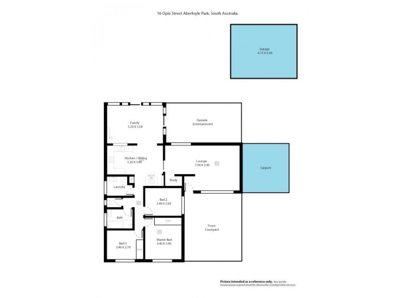16 Opie Street, Aberfoyle Park SA 5159 Floorplan