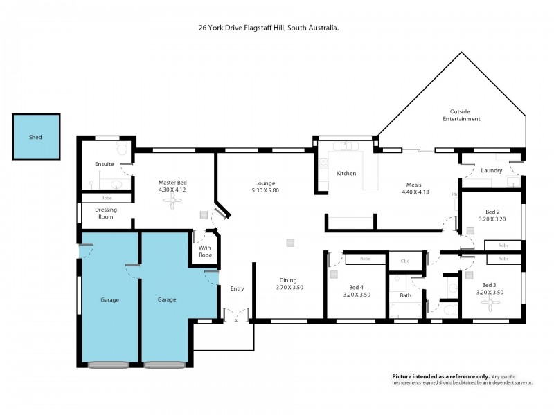 26 York Drive, Flagstaff Hill SA 5159 Floorplan