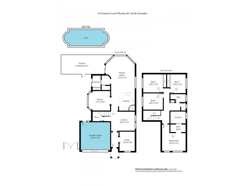 10 Autumn Court, Woodcroft SA 5162 Floorplan