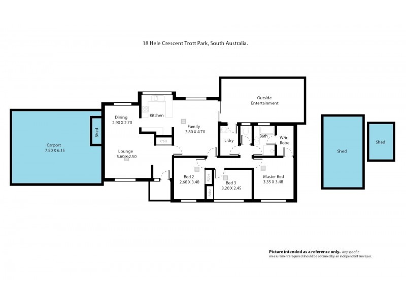 18 Hele Crescent, Trott Park SA 5158 Floorplan
