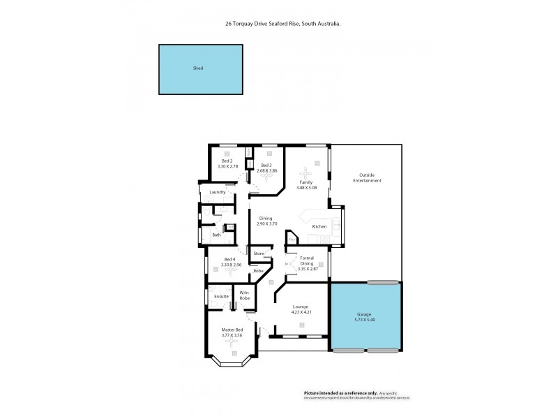26 Torquay Drive, Seaford Rise SA 5169 Floorplan