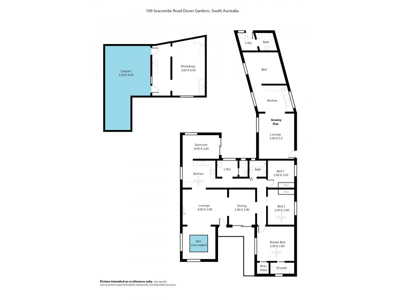 109 Seacombe Road, Dover Gardens SA 5048 Floorplan