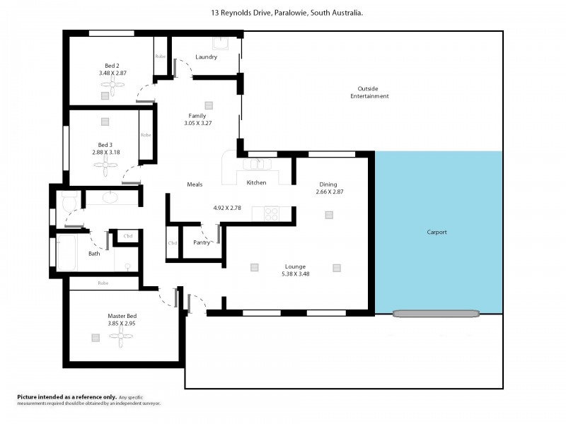 13 Reynolds Drive, Paralowie SA 5108 Floorplan
