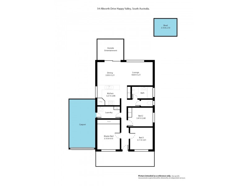 54 Allworth Drive, Happy Valley SA 5159 Floorplan