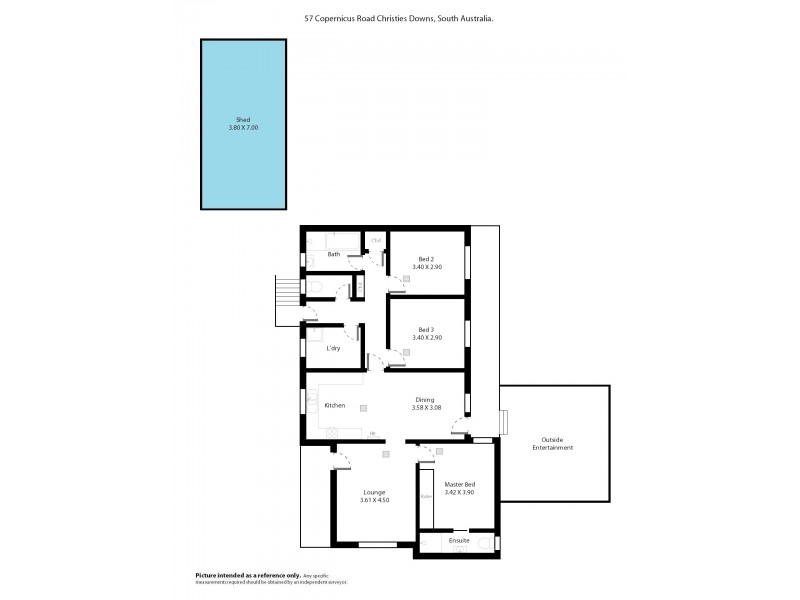 57 Copernicus Road, Christie Downs SA 5164 Floorplan