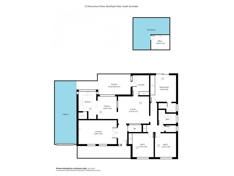 52 Horseshoe Drive, Aberfoyle Park SA 5159 Floorplan