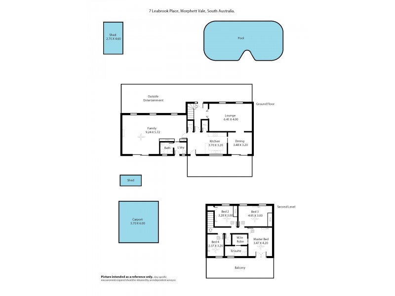 7 Leabrook Place, Morphett Vale SA 5162 Floorplan