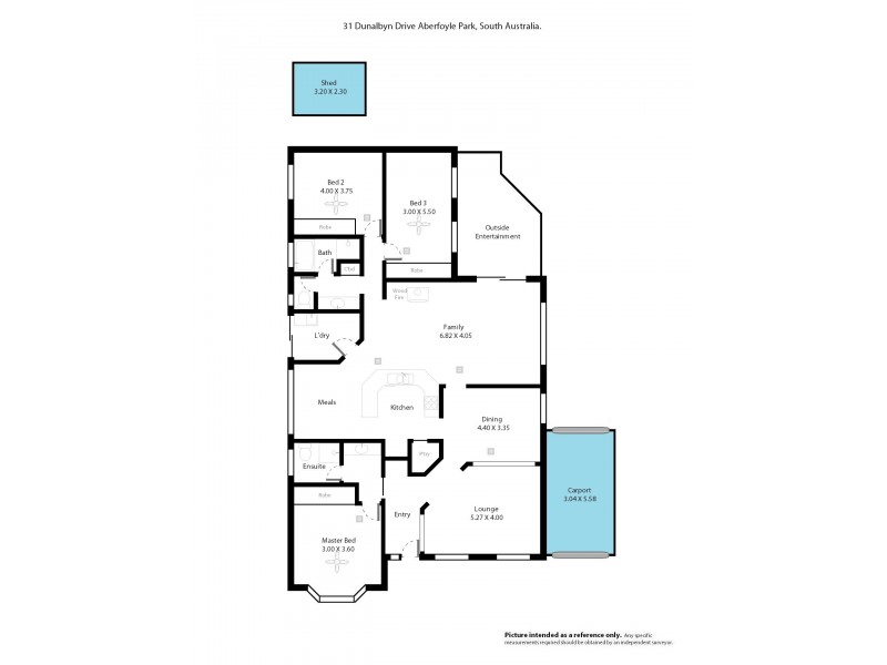 31 Dunalbyn Drive, Aberfoyle Park SA 5159 Floorplan