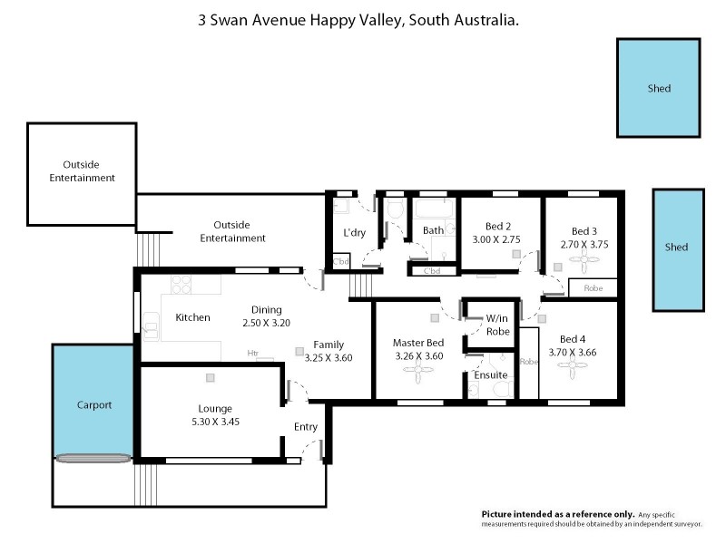 3 Swan Avenue, Happy Valley SA 5159 Floorplan