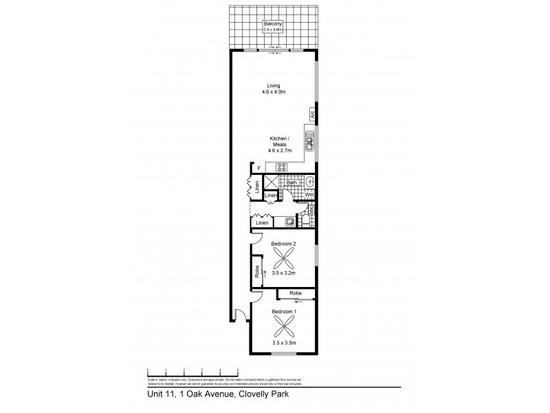 11-1 Oak Avenue, Clovelly Park SA 5042 Floorplan