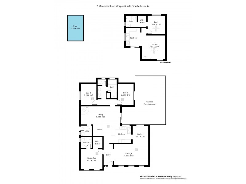 5 Manooka Road, Morphett Vale SA 5162 Floorplan