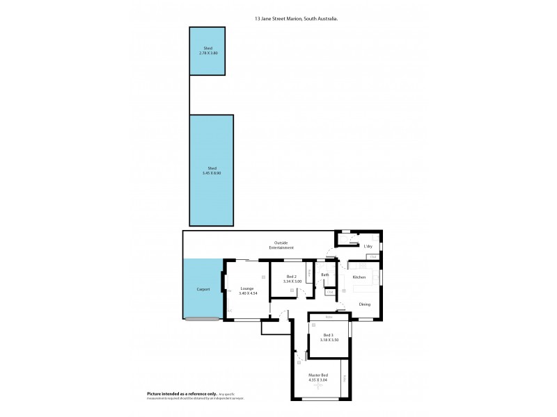 7 Jane Street, Marion SA 5043 Floorplan