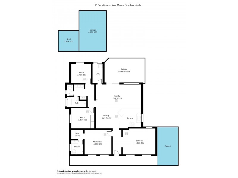 15 Goodrington Way, Moana SA 5169 Floorplan