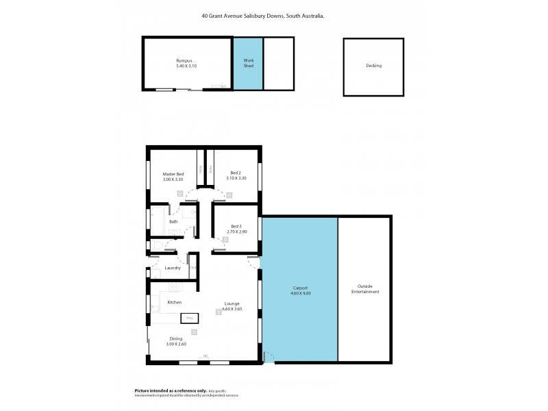 40 Grant Avenue, Salisbury Downs SA 5108 Floorplan