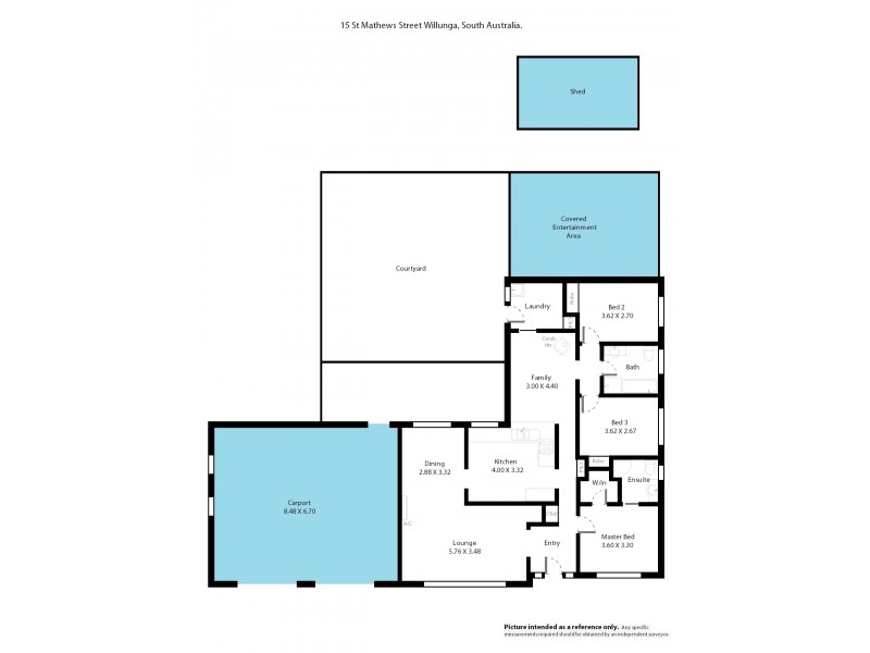 15 St Matthews Street, Willunga SA 5172 Floorplan