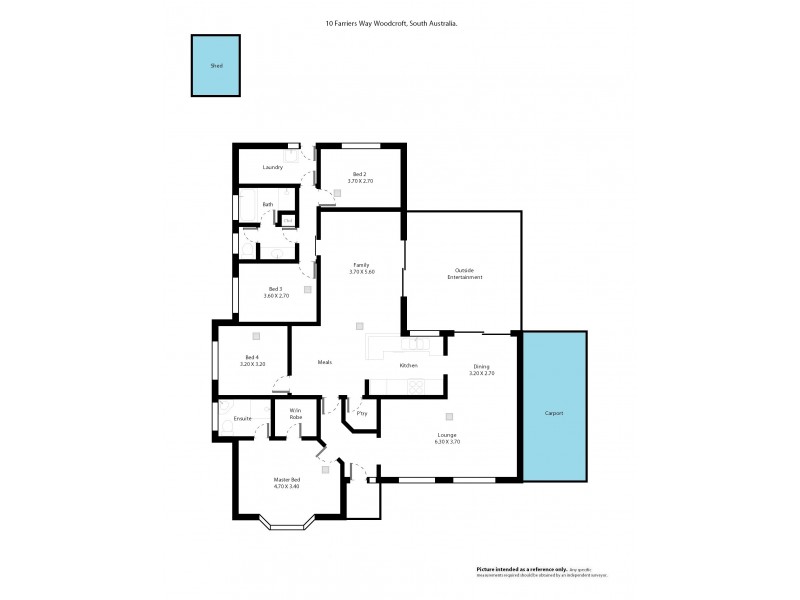 10 Farriers Way, Woodcroft SA 5162 Floorplan