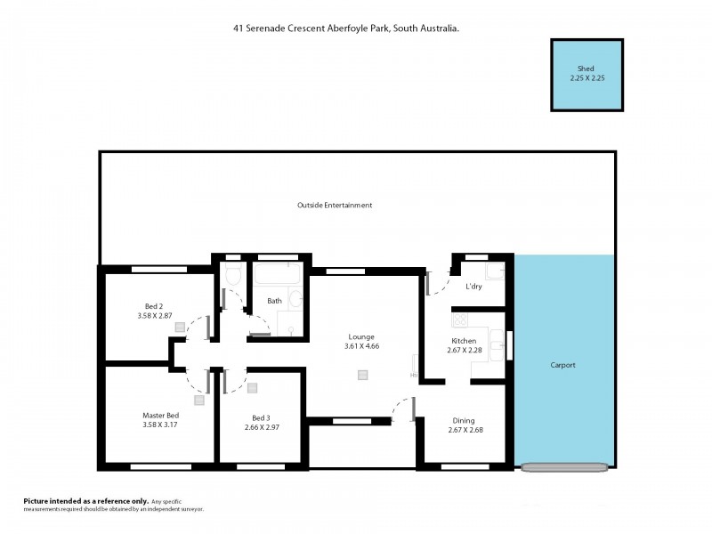 41 Serenade Crescent, Aberfoyle Park SA 5159 Floorplan