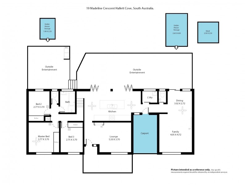 19 Madeline Crescent, Hallett Cove SA 5158 Floorplan