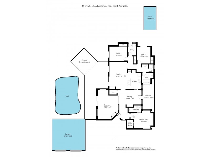 33 Grevillea Road, Aberfoyle Park SA 5159 Floorplan