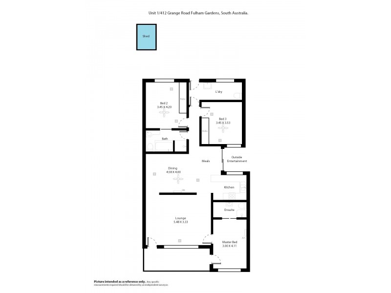 1-412 Grange Road, Fulham Gardens SA 5024 Floorplan