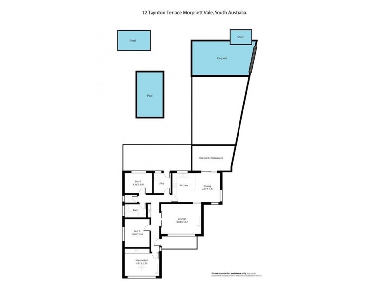 12 Taynton Terrace, Morphett Vale SA 5162 Floorplan