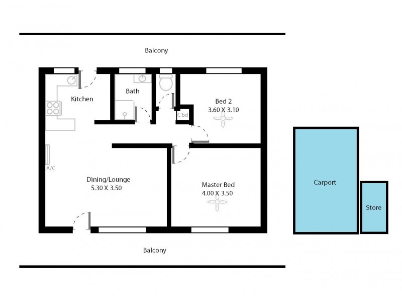 6/62 Maxwell Terrace, Glengowrie SA 5044 Floorplan