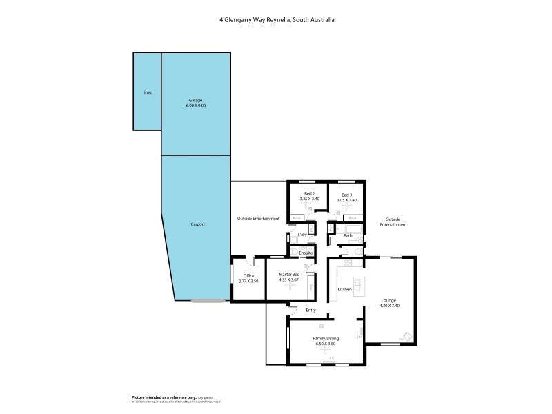 4 Glengarry Way, Reynella East SA 5161 Floorplan