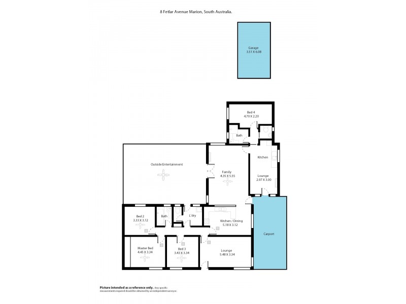 8 Fetlar Avenue, Marion SA 5043 Floorplan