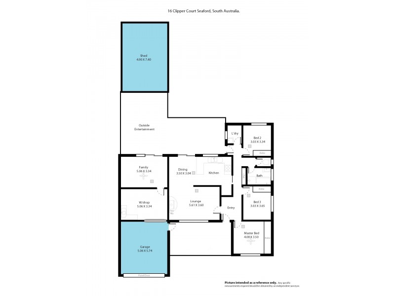 16 Clipper Court, Seaford SA 5169 Floorplan