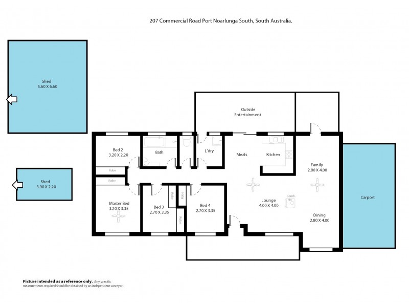 207 Commercial Road, Port Noarlunga South SA 5167 Floorplan