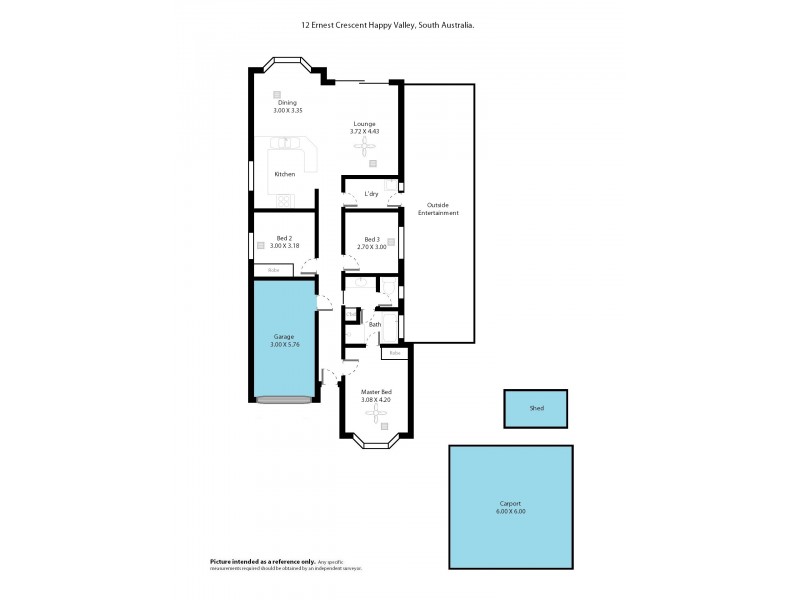 12 Ernest Crescent, Happy Valley SA 5159 Floorplan