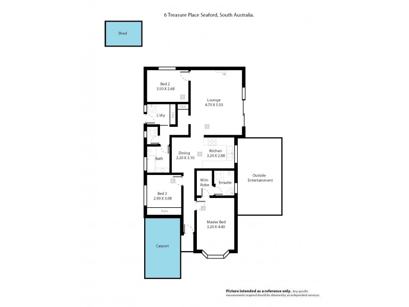 6 Treasure Place, Seaford Rise SA 5169 Floorplan