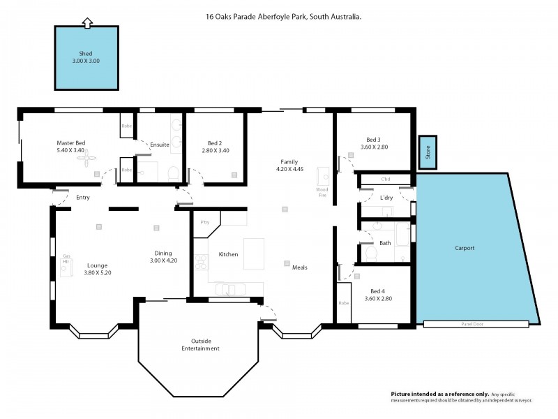 16 The Oaks Parade, Aberfoyle Park SA 5159 Floorplan