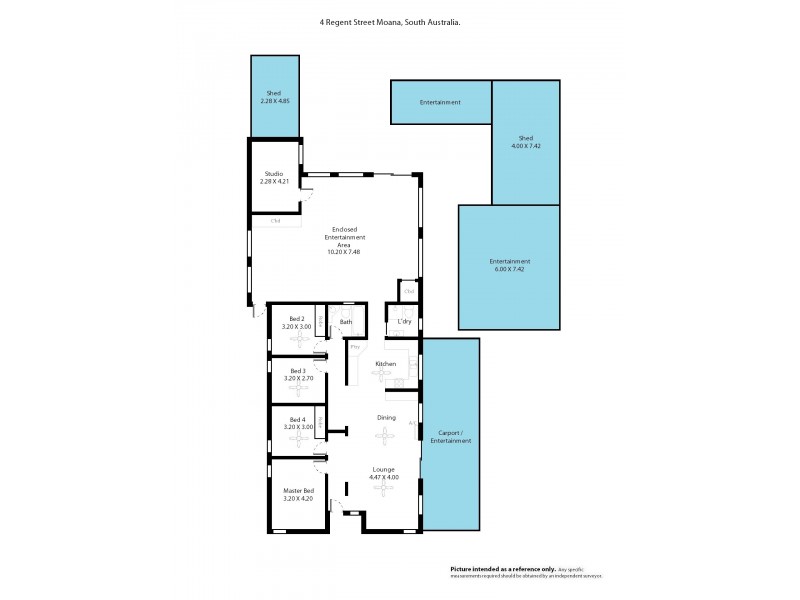 4 Regent Street, Moana SA 5169 Floorplan