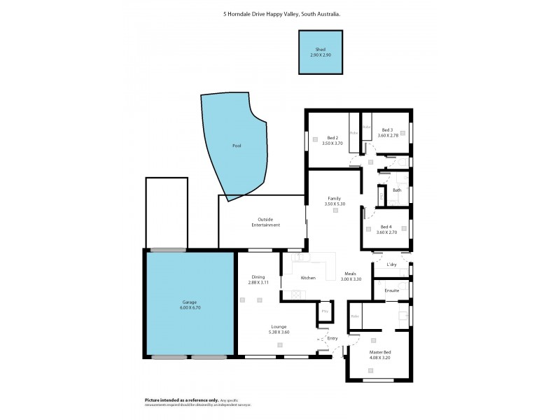 5 Horndale Drive, Happy Valley SA 5159 Floorplan