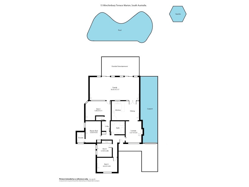 15 Minchinbury Terrace, Marion SA 5043 Floorplan