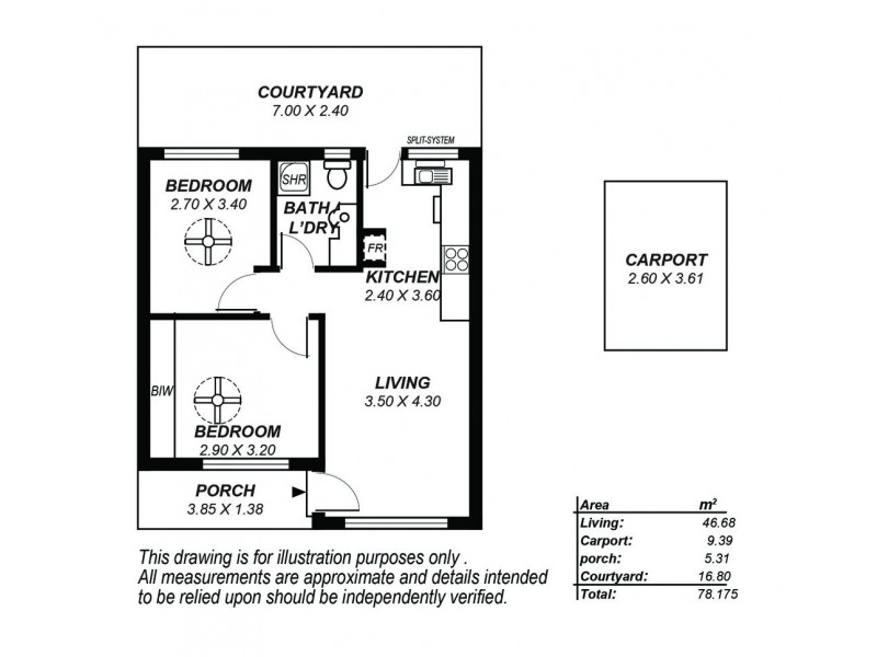 3-68 Dunbar Terrace, Glenelg East SA 5045 Floorplan
