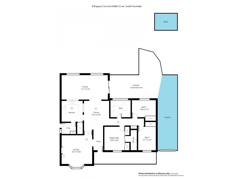 8 Rogana Crescent, Hallett Cove SA 5158 Floorplan