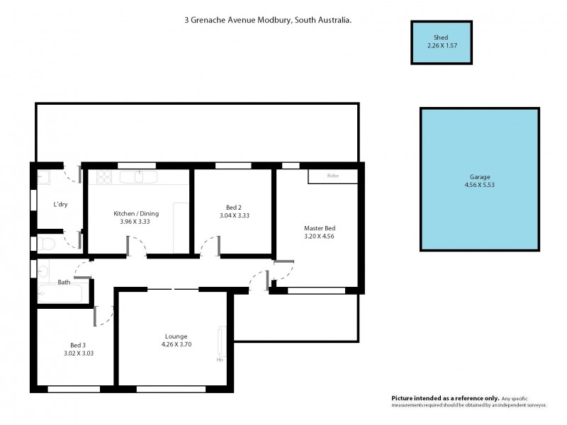 3 Grenache Avenue, Modbury SA 5092 Floorplan