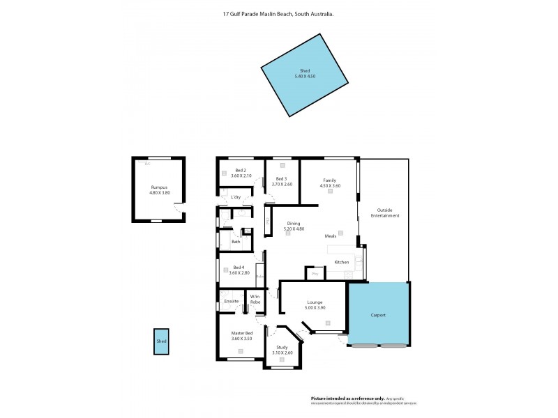 17 Gulf Parade, Maslin Beach SA 5170 Floorplan