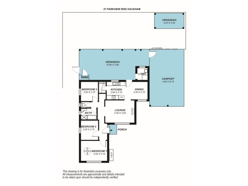 37 Parkview Rise, Hackham SA 5163 Floorplan