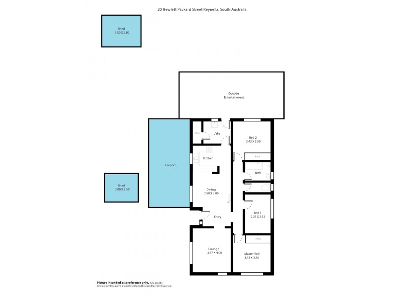 20 Hewlett Packard Street, Reynella East SA 5161 Floorplan