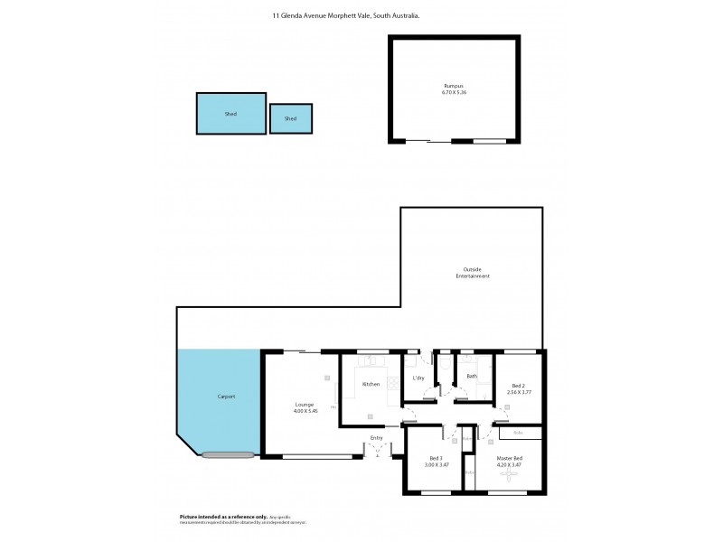 11 Glenda Avenue, Morphett Vale SA 5162 Floorplan